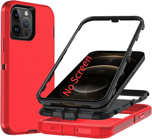 Miniatura 54 de Funda para iPhone X/i Phone Xs, 3 capas duradera funda de teléfono resistente protección para teléfono, a prueba de golpes a prueba de caídas a Negro