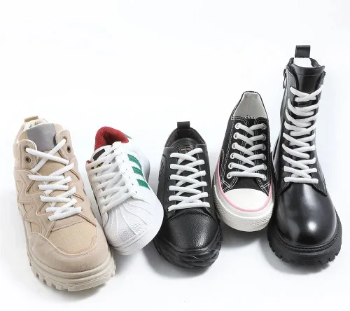 Miniatura 4 de VSUDO 2 pares de cordones ovalados para tenis, tenis de béisbol, tenis deportivos atléticos, para hombres o mujeres