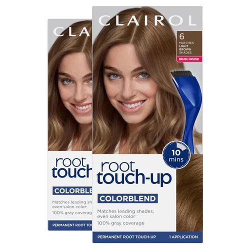 Miniatura 50 de Clairol Root Touch-Up de Nice'n Easy - Tinte permanente para el cabello, color caoba claro 6R/Marrón rojizo claro, paquete de 2 6R castaño