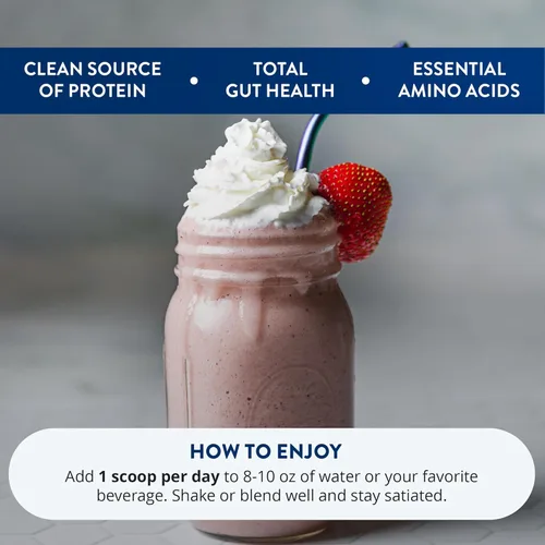 Miniatura 4 de MRM Nutrition Gainer Proteína con probióticos y postbióticos, sabor a vainilla para hombres y mujeres, 0.88 onzas de concentrado y aislado