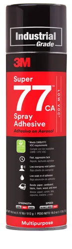 Miniatura 4 de Paquete de adhesivo en aerosol 3M Hi-Strength 90, pegamento transparente permanente, se rocía boca abajo + pegamento adhesivo permanente multiusos