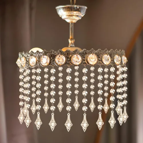 Miniatura 6 de Nuenen - 100 piezas de cristales acrílicos colgantes para centros de mesa, candelabro, guirnalda de cristal transparente, adornos, cuentas acrílicas