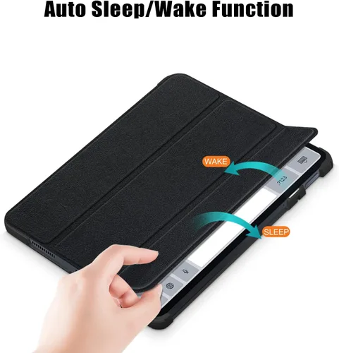 Miniatura 3 de Gylint Funda con soporte para lápiz incorporado para Xiaomi Pad 6S Pro de 12.4 pulgadas 2024, cubierta trasera transparente híbrida delgada a prueba