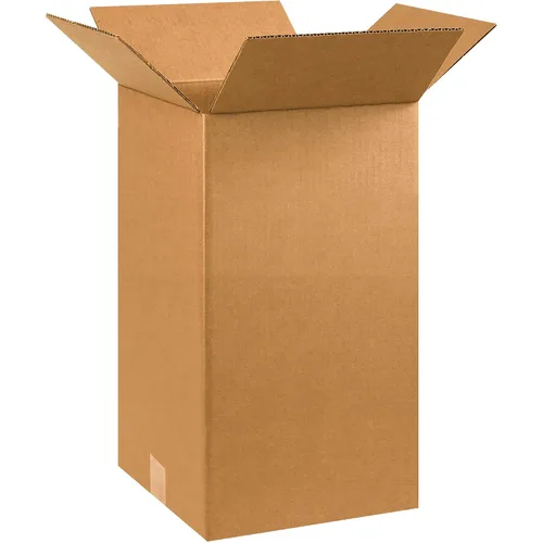 BOX USA Cajas de envío medianas de 10 pulgadas de largo x 10 pulgadas de ancho x 18 pulgadas de alto, paquete de 25 cajas de cartón para envío,