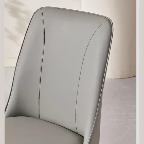 Miniatura 2 de ULTRAWAVE Silla italiana Silla de comedor para el hogar, moderna, simple, ligera, de lujo, estilo crema, taburete de hotel, silla minimalista