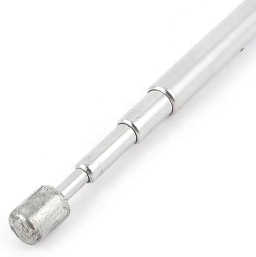 Miniatura 2 de uxcell Antena telescópica de 4 secciones de 16.9 in para TV RC Controller FM AM Radio, antena telescópica universal de repuesto para radio, TV