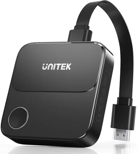 Unitek Adaptador de dongle de pantalla inalámbrica Hdmi - Receptor de duplicación de pantalla 5G, dispositivo de transmisión de TV, adaptador de