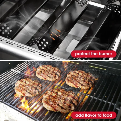 Miniatura 5 de Unicook Placas de calor para parrilla Nexgrill 720-0864, 720-0864M, BBQ Pro, patio trasero, expert, piezas de repuesto de cubiertas de quemador