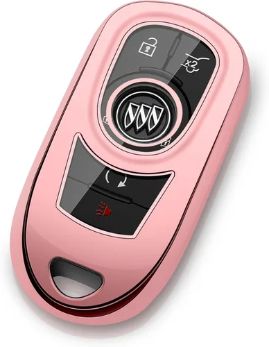 Buick Funda para Llavero de Coche Protector de Llaves Estuche Portallaves Accesorios Rosa