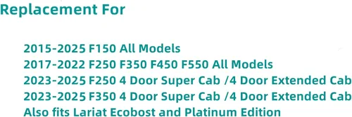 Miniatura 3 de Vidrio laminado de puerta delantera lateral izquierda de reemplazo para Ford F150 2015-2025 / F250 F350 F450 F550 2017-2022 todo tipo de carrocería