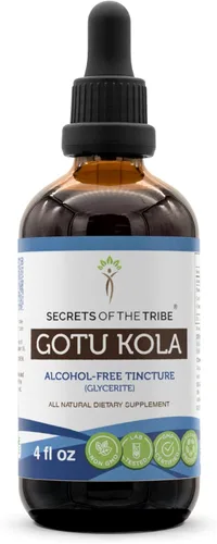 Miniatura 6 de Secrets of the Tribe Gotu Kola - Extracto líquido sin alcohol de tintura de cola, hierba seca de Gotu Kola (Centella Asiatica) (2 onzas líquidas)