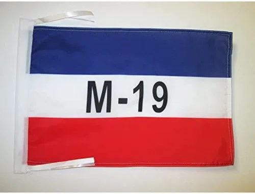 Miniatura 514 de Bandera de México AZ FLAG, 45.7 x 30.5 cm, con cordones - Pequeñas banderas mexicanas de 30 x 45 cm - Bandera de 45.7 x 30.5 cm
