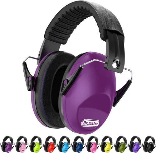 Miniatura 16 de Orejeras con cancelación de ruido del Dr.meter: auriculares con cancelación de ruido SNR27.4 con diadema ajustable, orejeras con protección auditiva