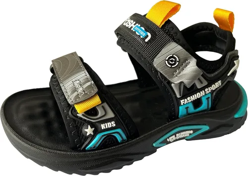 Sandalias de verano para niños, zapatos de playa para exteriores, puntera abierta, sandalias deportivas para niños