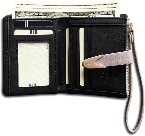 Miniatura 6 de TOPKULL Carteras para mujer Rfid pequeñas compactas con cremallera y monedero para mujer S