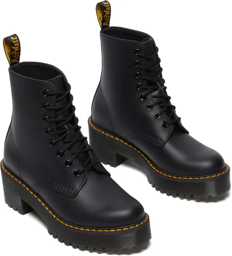 Miniatura 2 de Dr. Martens Botas con tacón y 8 ojales para mujer, estilo militar