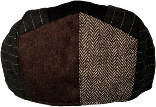Miniatura 6 de Wonderful Fashion Sombrero de conducción de taxista de tweed de lana de espiga para hombre