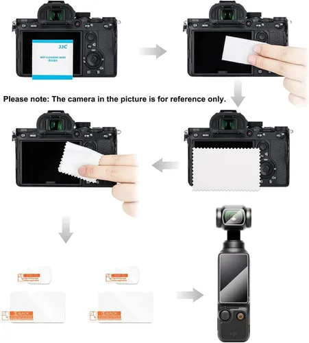 Miniatura 2 de [Paquete de 2+2] Protector de pantalla para Dji Osmo Pocket 3, protector de pantalla de lente para Dji Osmo Pocket 3, protector de pantalla de Osmo