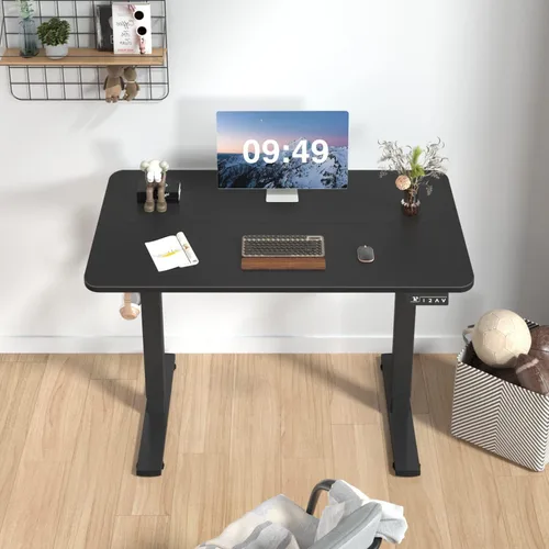 Miniatura 7 de Furmax - Escritorio eléctrico de altura ajustable de pie grande de 40 x 24 pulgadas, escritorio de pie para oficina en casa, alturas prestablecidas