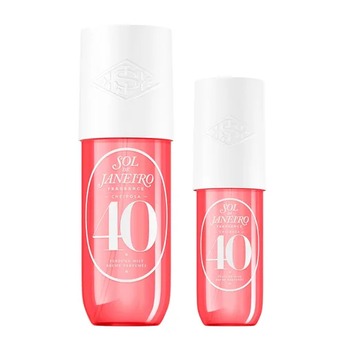 SOL DE JANEIRO Cheirosa - Fragancia para el cabello y el cuerpo de tamaño completo y juego de viaje, paquete para el hogar y visitante, 8.1 y 3