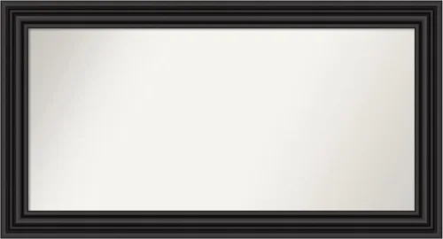 Miniatura 626 de Amanti Art Espejo personalizado, espejo de baño negro puente, espejo de pared o espejo de tocador de baño sobre el fregadero (26 x 26 pulgadas)