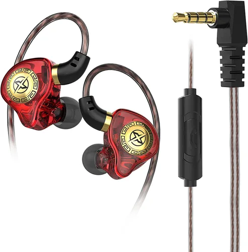 Miniatura 13 de FEDAI Auriculares con monitor de oído X1, auriculares con cable de sonido superior 1DD, auriculares profesionales con aislamiento de sonido