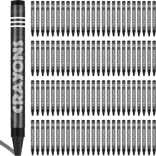 Tenceur 100 piezas de crayones de un solo color a granel, para colorear, recuerdos de fiesta, juego de pasteles para adultos, profesores, pintura,
