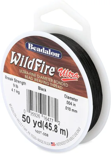 Miniatura 10 de Beadalon Wildfire Ultra - Beading Thread, Beading Supplies for Crafters, Jewelry Makers, Beaders. Braided Fishing Line