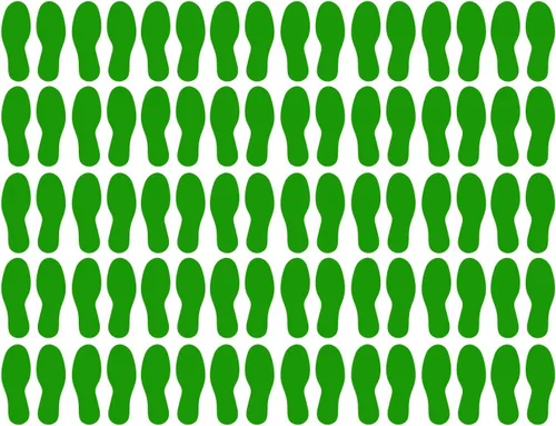 Miniatura 80 de LiteMark Calcomanías de vinilo duraderas con acabado brillante, tamaño mediano de 9 pulgadas, ideal para suelos, techos, paredes y la mayoría
