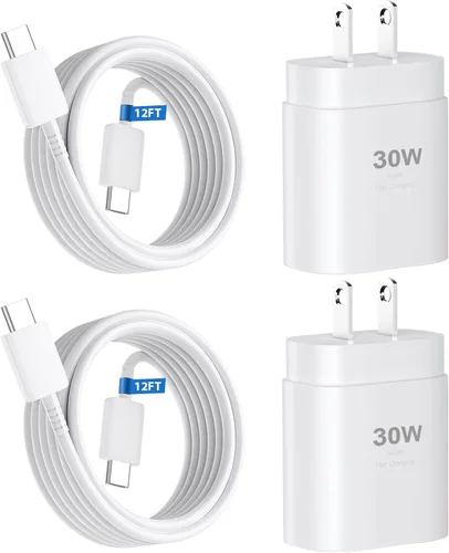 Miniatura 11 de Cargador rápido para teléfono 17 16 15, bloque de carga USB C de 30 W para teléfono 17 16 15 Pro Max y cable tipo C de 8 pies para iPhone 17/Air/17