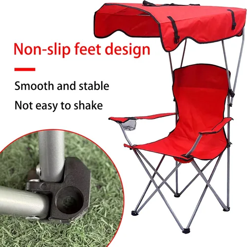 Miniatura 5 de Travel Folding Chair Canopy Chair Sun Shade Outdoor Portable Beach Folding Camo 50 * 50 * 90/120CM