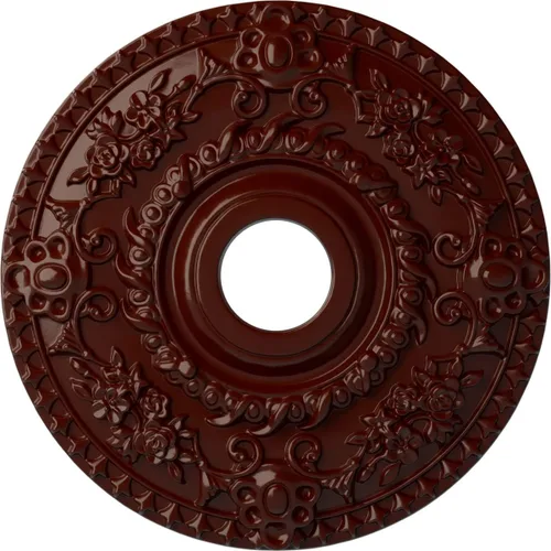 Miniatura 27 de Ekena Millwork CM18RORUS Medallón de techo de rosa, 18.0 in de diámetro exterior x 3.5 in de diámetro interior x 1.4 in de diámetro interior x 1.4