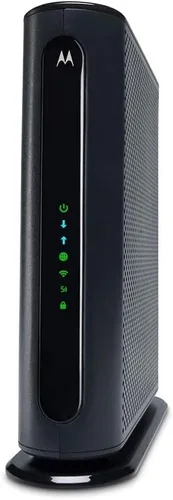 MOTOROLA MG7550 16x4 Cable módem Plus AC1900 Router Gigabit Wi-Fi de doble banda con potenciador de potencia, 686 Mbps DOCSIS 3.0 - Certificado por