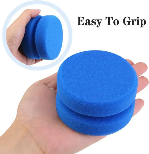 Miniatura 4 de Aodaer Paquete de 6 aplicadores de esponja aplicador de esponja de pintura azul esponja para detalles de pintura utilizada para manualidades