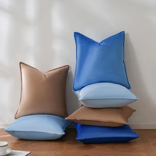 Miniatura 3 de JIAHANNHA Fundas de cojín de terciopelo azul real 12x20 pulgadas Paquete de 2 fundas de cojín decorativas cuadradas suaves para sofá, sillón, cama