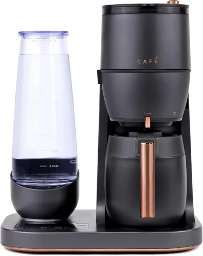 Cafetera de goteo especializada Café, opción de molido y preparación, jarra térmica de 10 tazas, tecnología habilitada para WiFi, esenciales de
