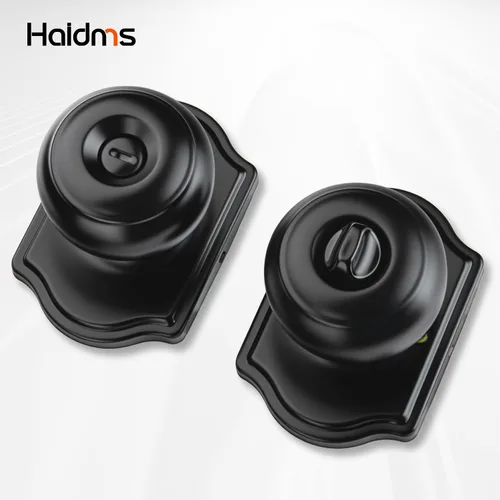 Miniatura 3 de Haidms Pomos negros para puerta interior, pomos de puerta interiores de privacidad, pomos de puerta interiores negros mate para dormitorio o baño