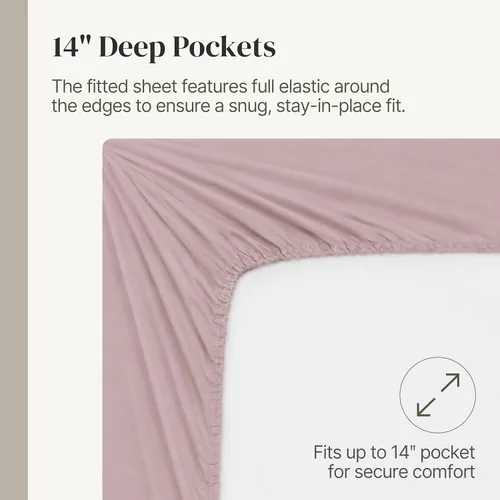 Miniatura 6 de Modern Threads Sábanas Sólidas de Microfibra Suave - Sábanas de Microfibra Lujosas - Incluye Sábana Encimera, Sábana Bajera con Bolsillos Profundos