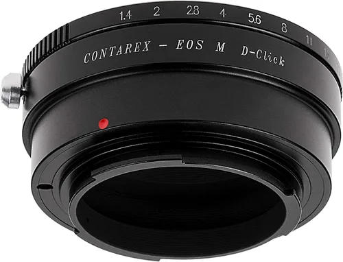 Miniatura 3 de Fotodiox Adaptador de montaje de lente profesional, lente Contarex (montaje CRX) a Canon EOS M (EF-m) adaptador de cámara sin espejo con dial