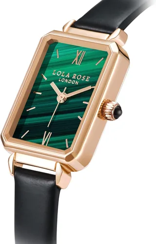 Miniatura 7 de Lola Rose Dainty Women's Wrist Watch Green Malachite Dial, Wrapped by Stylish Gift Box, Elegant Present for Ladies and Loved Ones