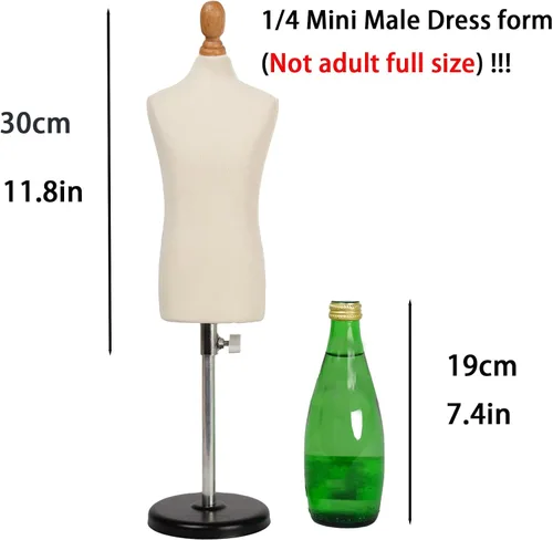 Miniatura 3 de Maniquí de forma de vestido masculino
