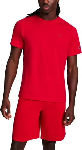 Miniatura 19 de Champion Men's Classic Short Sleeve T-Shirt, Standard Fit, Midweight 100% Cotton, Available in Regular and Big & Tall Blanco brillante