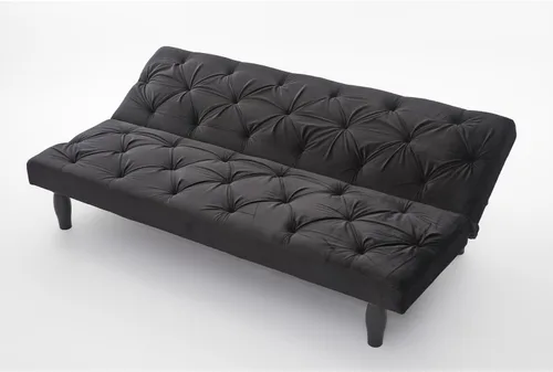 Miniatura 4 de Sofá cama tipo futón, moderno, tapizado, plegable, para sala de estar compacta, sofá reclinable de tela, para apartamentos pequeños, espacios