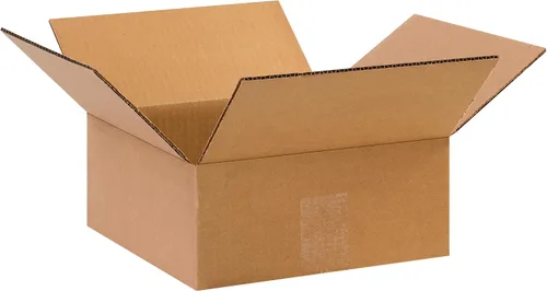 PARTNERS BRAND Cajas de cartón corrugado de 10 x 10 x 4, planas de 10 pulgadas de largo x 10 pulgadas de ancho x 4 pulgadas de alto, paquete de 25 |
