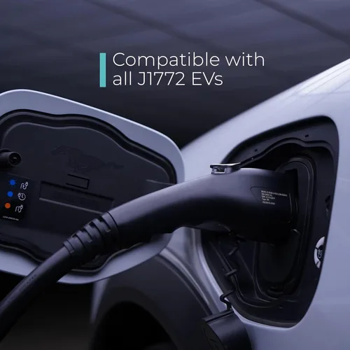Miniatura 4 de Lectron Cargador J1772 de nivel 1 (versión WiFi) – 120 V, 15 amperios, enchufe NEMA 5-15, cable de extensión de 16 pies – Cargador de coche