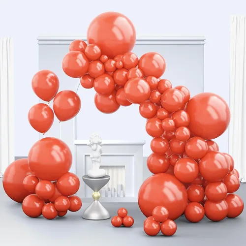 Miniatura 21 de Globos color beige, 150 unidades de diferentes tamaños, paquete de globos de 18 pulgadas, 12 pulgadas, 10 pulgadas, 5 pulgadas, color marfil crema
