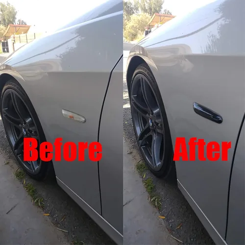 Miniatura 5 de Xinctai 2 unids lente humo ámbar LED marcador lateral luz intermitente lámpara para BMW E60 E61 E90 E91 E92 E93 E81 E82 E88 E46 E83 E84 1/3/5/X3/X1