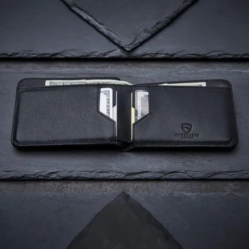 Miniatura 3 de Vaultskin MANHATTAN - Cartera delgada y minimalista plegable y soporte para tarjetas de crédito con bloqueo RFID e ideal para bolsillo frontal