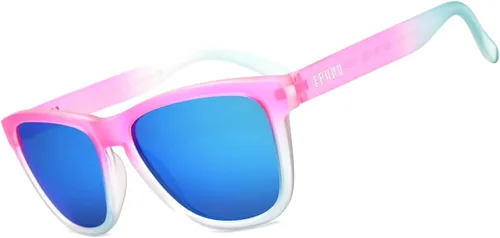 Miniatura 22 de EPHIU Polarized Sports Sunglasses for Men Women Lightweight TR90 Running Sunglasses with UV400 TAC Lenses for Cycling Fishing