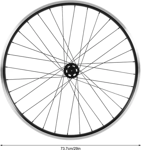 Miniatura 6 de Fit7 Ruedas de bicicleta – Freno de disco de 27.5/29 pulgadas, ruedas delanteras y traseras de bicicleta de montaña de liberación rápida para Buje